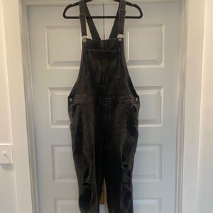 Old Navy straight leg denim overall